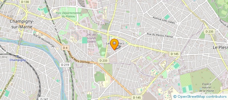 localisation de l'entreprise MONSIEUR SADIO COULIBALY  CHAMPIGNY-SUR-MARNE