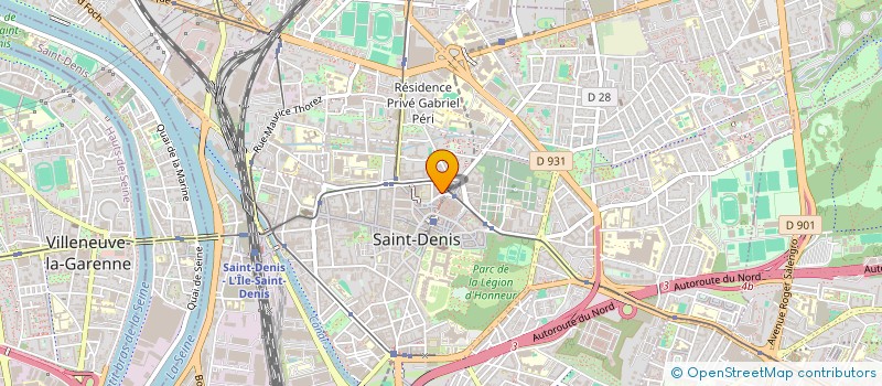 localisation de l'entreprise MONSIEUR SADIO DEMBELE à SAINT-DENIS