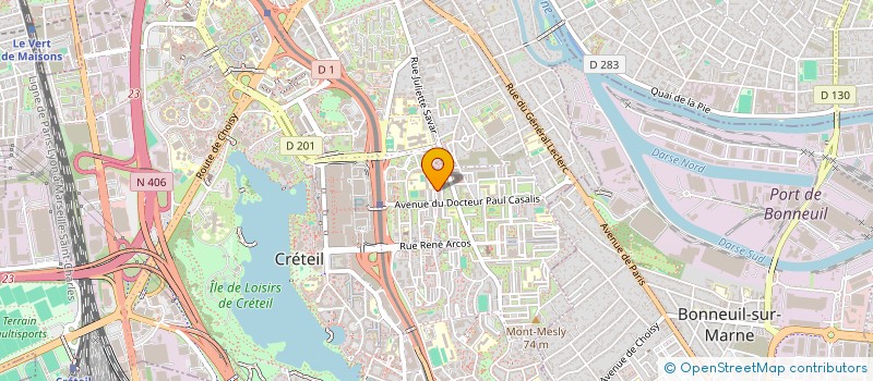 localisation de l'entreprise MONSIEUR SADIO SACKO  CRETEIL