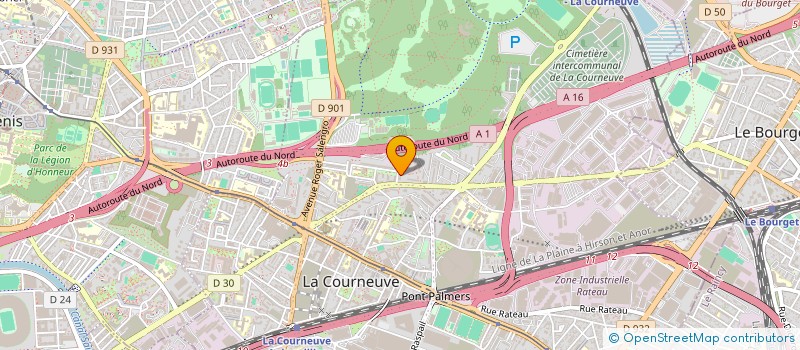 localisation de l'entreprise MONSIEUR SADIO SOUKOUNA à LA COURNEUVE