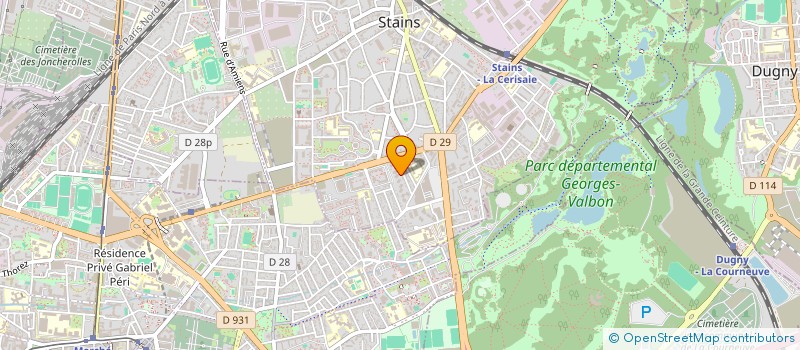 localisation de l'entreprise MONSIEUR SADIO TOUNKARA à STAINS