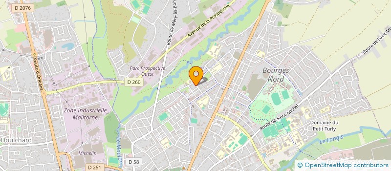 localisation de l'entreprise MONSIEUR SADIQ ABAGNACHIS MOHAMMED  BOURGES