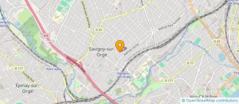 localisation de l'entreprise MONSIEUR SADIQ EBRAHIM DAWOOD à SAVIGNY-SUR-ORGE