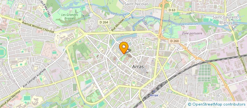 localisation de l'entreprise MONSIEUR SADIQ ULLAH KAKO KHAN à ARRAS