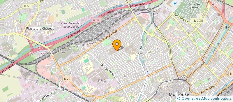 localisation de l'entreprise MONSIEUR SADIQKHAN RAHIMI  MULHOUSE