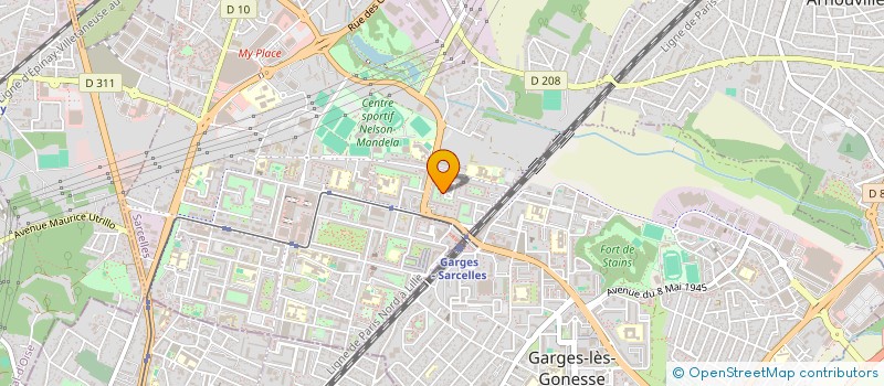 localisation de l'entreprise MONSIEUR SADIQULLAH NASER  SARCELLES