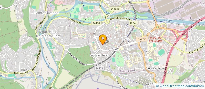 localisation de l'entreprise MONSIEUR SADIQULLAH SAFI à MONTBELIARD