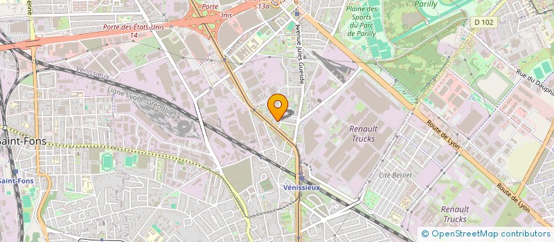 localisation de l'entreprise MONSIEUR SADISU TANA FERNANDO  VENISSIEUX