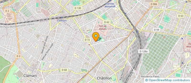 localisation de l'entreprise MONSIEUR SADJAH BRAVO à CHATILLON