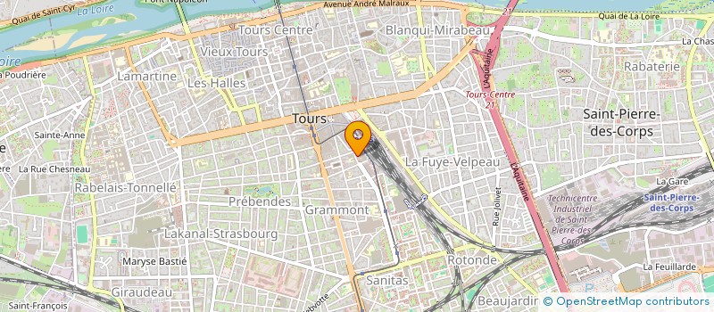 localisation de l'entreprise MONSIEUR SADJO SYLLA  TOURS