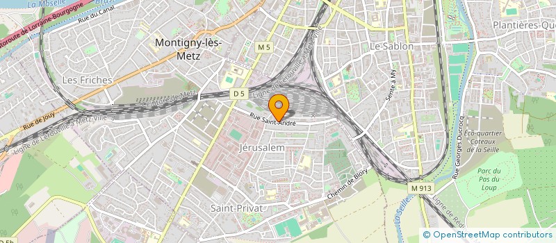 localisation de l'entreprise MONSIEUR SADMIR HASANOVIC  MONTIGNY-LES-METZ