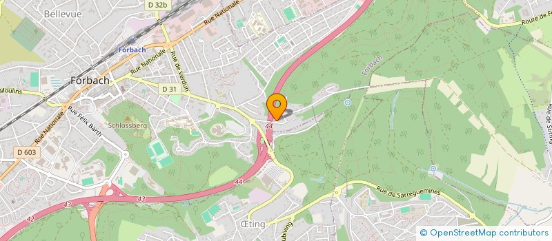 localisation de l'entreprise MONSIEUR SADO HASAN KHALAF  FORBACH