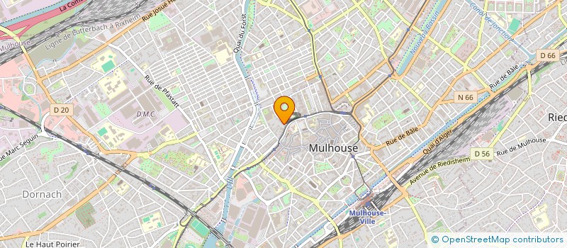 localisation de l'entreprise MONSIEUR SADO IBRAHIME  MULHOUSE