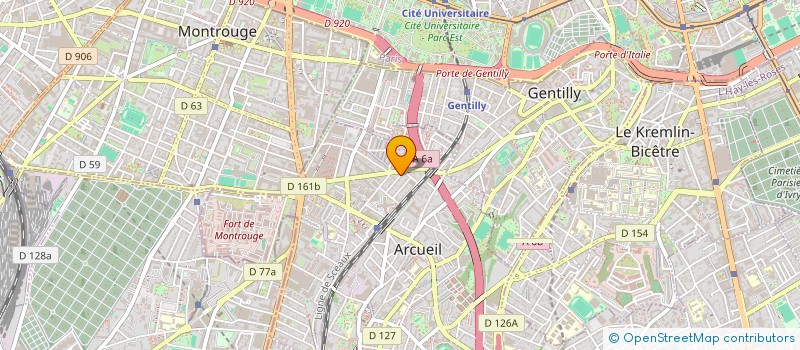 localisation de l'entreprise MONSIEUR SADOK BEN MOUSSA à ARCUEIL