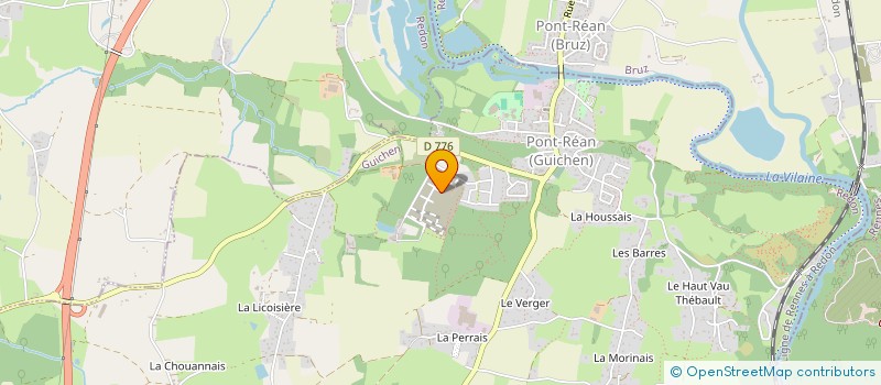 localisation de l'entreprise MONSIEUR SADOK BLANCHAIS à GUICHEN