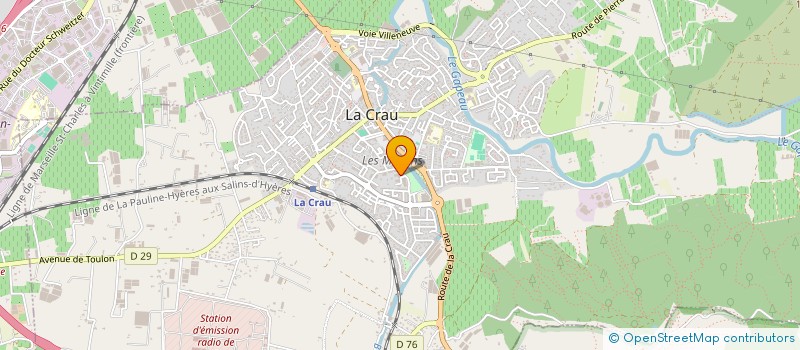 localisation de l'entreprise MONSIEUR SADOK GHARBI TARCHOUNA  LA CRAU