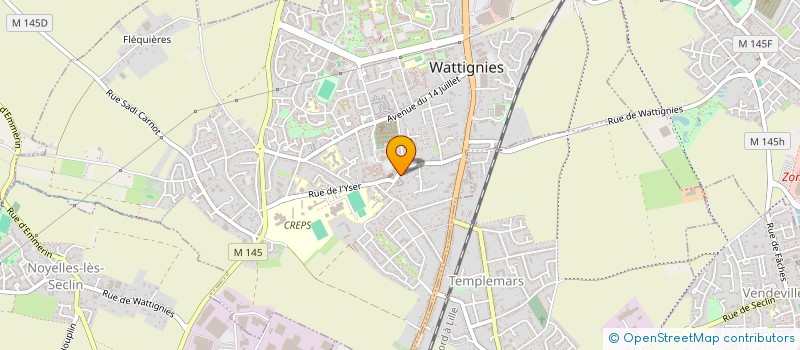 localisation de l'entreprise MONSIEUR SADOK GOUAIDA  WATTIGNIES