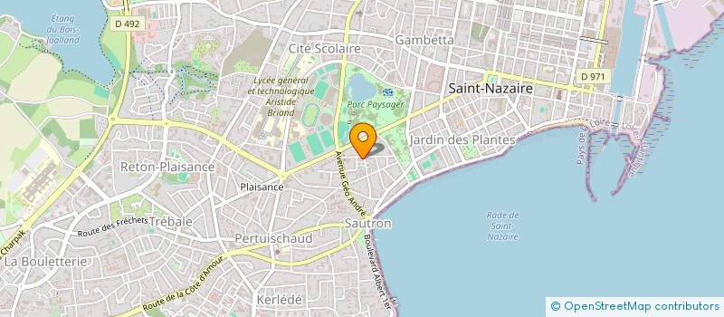 localisation de l'entreprise MONSIEUR SADOK KHRIBICHE  SAINT-NAZAIRE