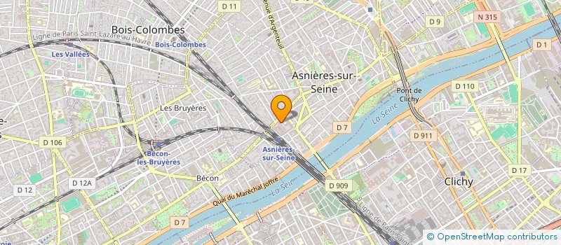 localisation de l'entreprise MONSIEUR SADOK KOUILDI  ASNIERES-SUR-SEINE