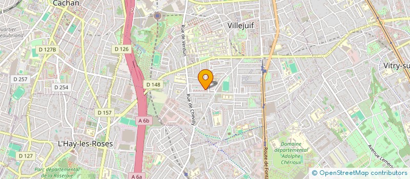 localisation de l'entreprise MONSIEUR SADOK RAIS  VILLEJUIF