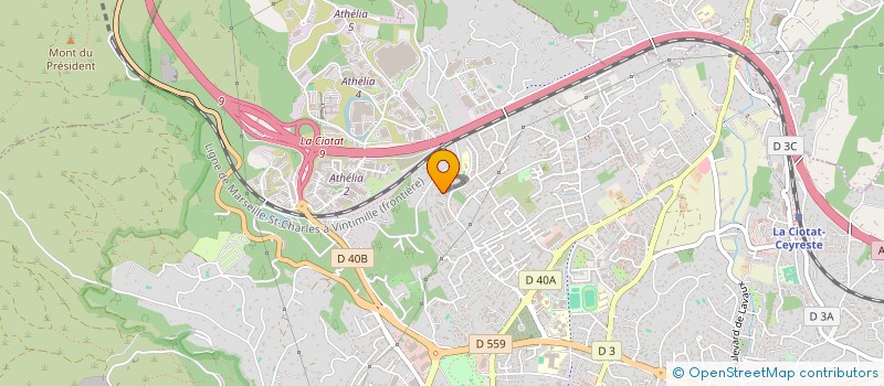 localisation de l'entreprise MONSIEUR SADOK TALBI  LA CIOTAT