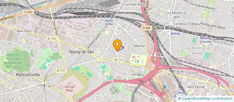 localisation de l'entreprise MONSIEUR SADONE GABY  NOISY-LE-SEC