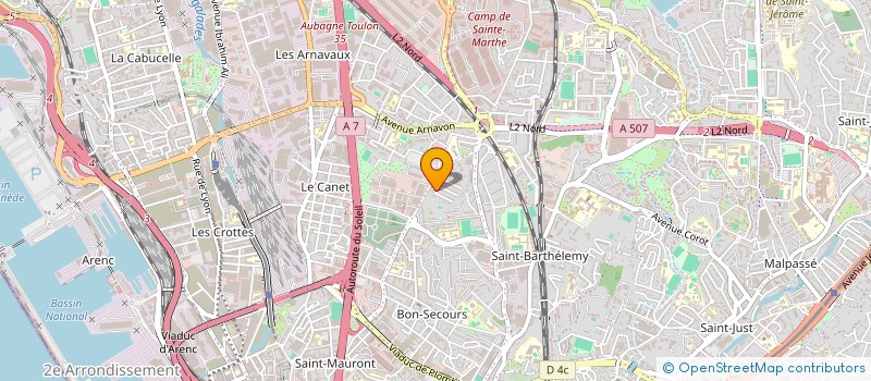 localisation de l'entreprise MONSIEUR SADOUBA KEBE à MARSEILLE