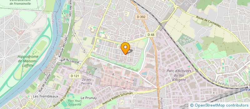 localisation de l'entreprise MONSIEUR SADRAC LAVERDIEU  CORMEILLES-EN-PARISIS