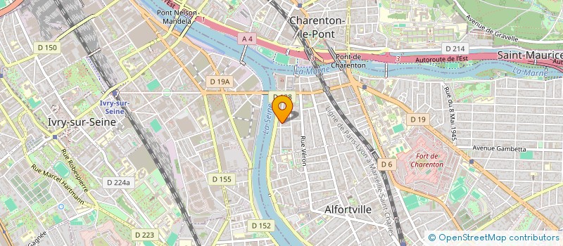 localisation de l'entreprise MONSIEUR SADRAC LEROY ROSSI  ALFORTVILLE