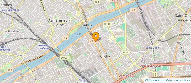 localisation de l'entreprise MONSIEUR SADRACK ARMAND BELLE NDOUMBE à CLICHY