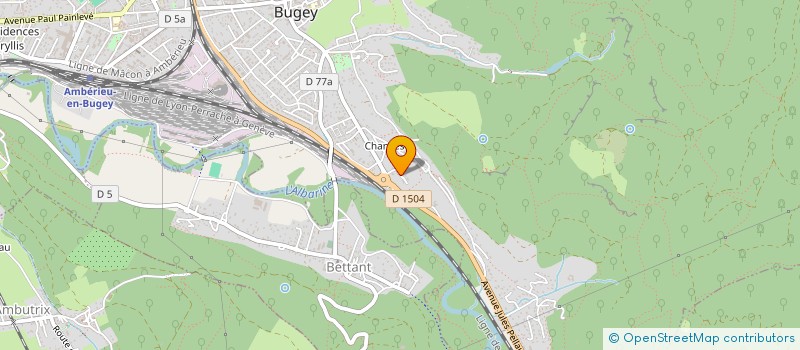 localisation de l'entreprise MONSIEUR SADUDIN RASTODER  AMBERIEU-EN-BUGEY