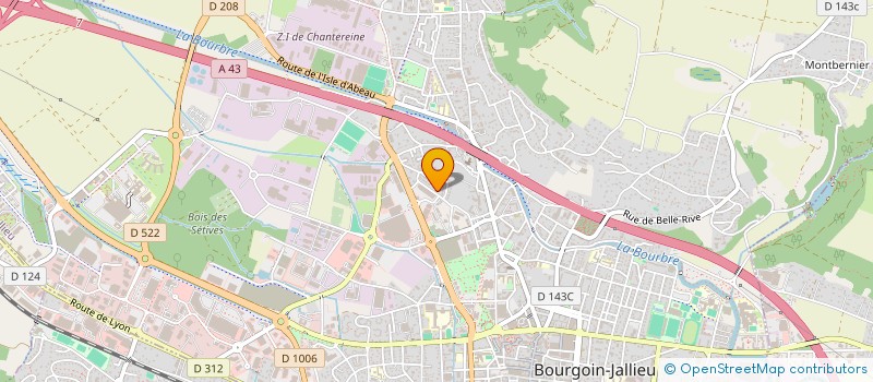 localisation de l'entreprise MONSIEUR SADULLAH YILMAZ à BOURGOIN-JALLIEU