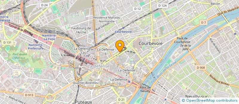 localisation de l'entreprise MONSIEUR SAEED EMAD à COURBEVOIE