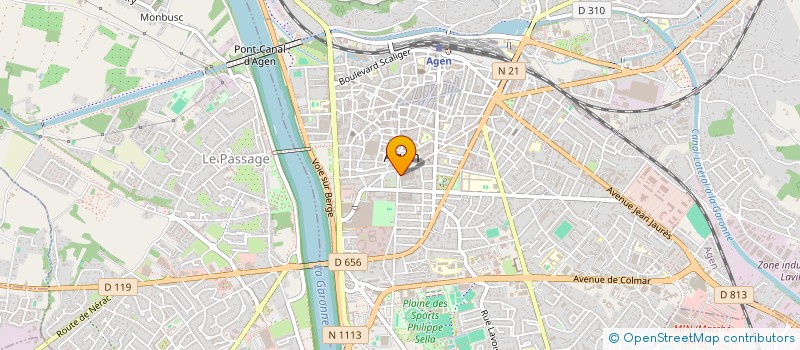 localisation de l'entreprise MONSIEUR SAEED NASARI  AGEN