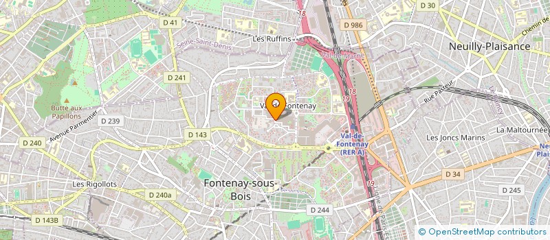 localisation de l'entreprise MONSIEUR SAEED RAHMANI  FONTENAY-SOUS-BOIS