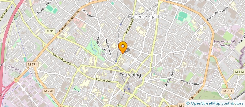 localisation de l'entreprise MONSIEUR SAEED ZADRAN  TOURCOING