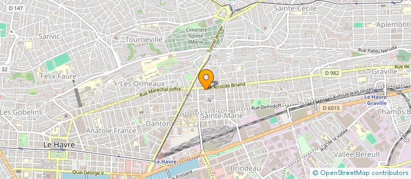 localisation de l'entreprise MONSIEUR SAEL BARTEL  LE HAVRE