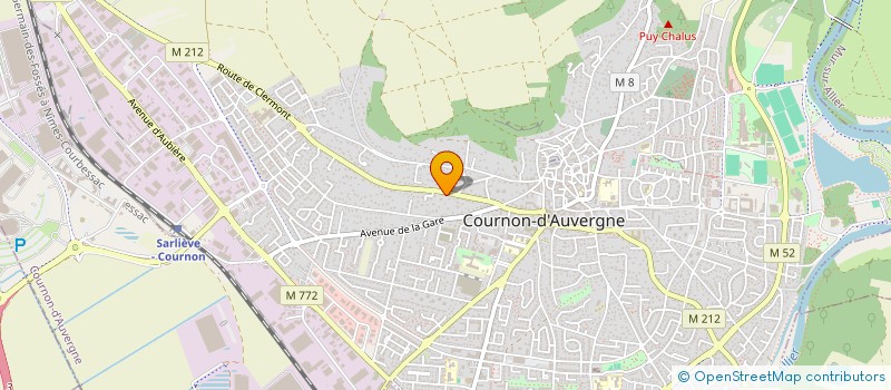 localisation de l'entreprise MONSIEUR SAEMI KHADHAR à COURNON-D'AUVERGNE