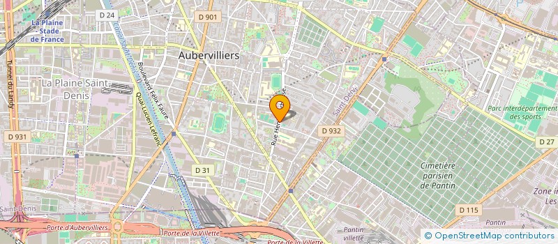 localisation de l'entreprise MONSIEUR SAER KA  AUBERVILLIERS