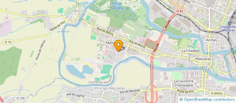 localisation de l'entreprise MONSIEUR SAER MBENGUE  CHARLEVILLE-MEZIERES