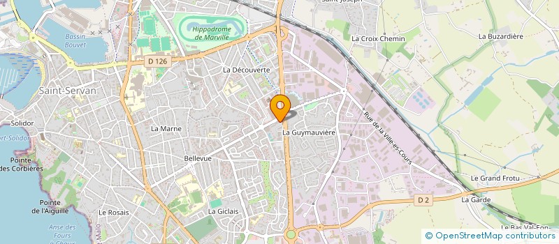 localisation de l'entreprise MONSIEUR SAER SEYE DIAGNE  SAINT-MALO