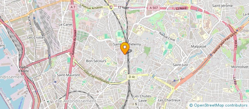 localisation de l'entreprise MONSIEUR SAFA BENMAHI à MARSEILLE