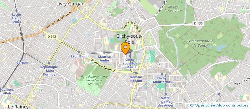 localisation de l'entreprise MONSIEUR SAFA SEHANINE à CLICHY-SOUS-BOIS