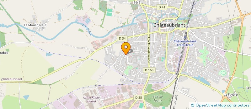 localisation de l'entreprise MONSIEUR SAFAK DURU  CHATEAUBRIANT