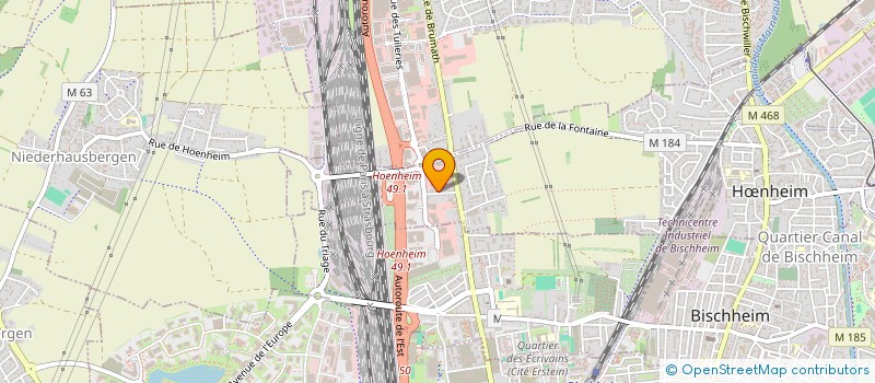 localisation de l'entreprise MONSIEUR SAFAK GENC  HNHEIM