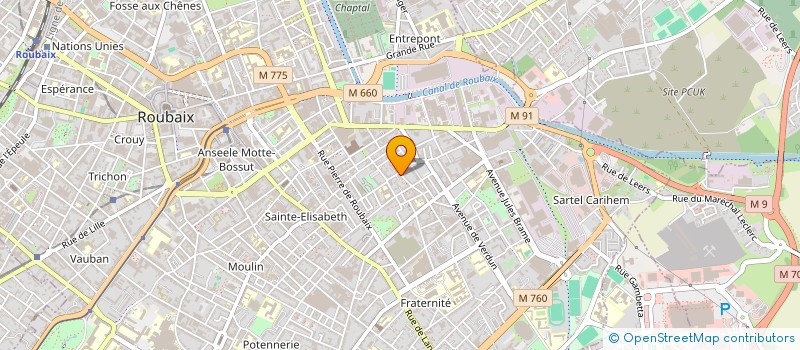 localisation de l'entreprise MONSIEUR SAFARIO ALONTOESA  ROUBAIX