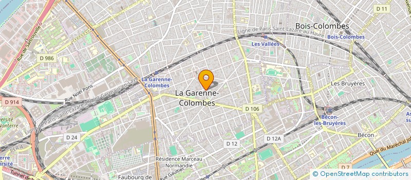 localisation de l'entreprise MONSIEUR SAFE KOUAKOU  LA GARENNE-COLOMBES