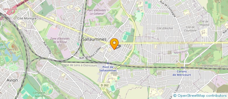 localisation de l'entreprise MONSIEUR SAFENE MARTEL  SALLAUMINES