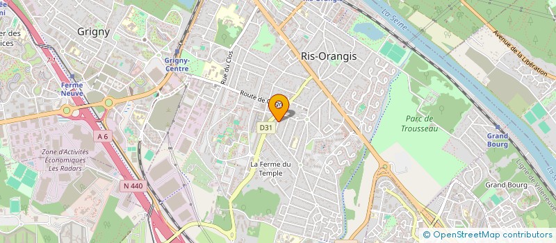 localisation de l'entreprise MONSIEUR SAFET AYDOGAN  RIS-ORANGIS