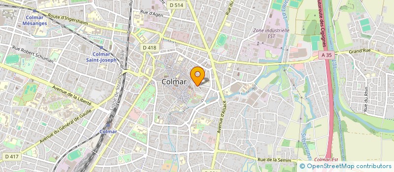 localisation de l'entreprise MONSIEUR SAFET HAZIRI à COLMAR